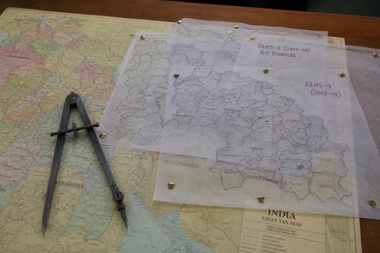 DLHS boundary changes: how to compare district data