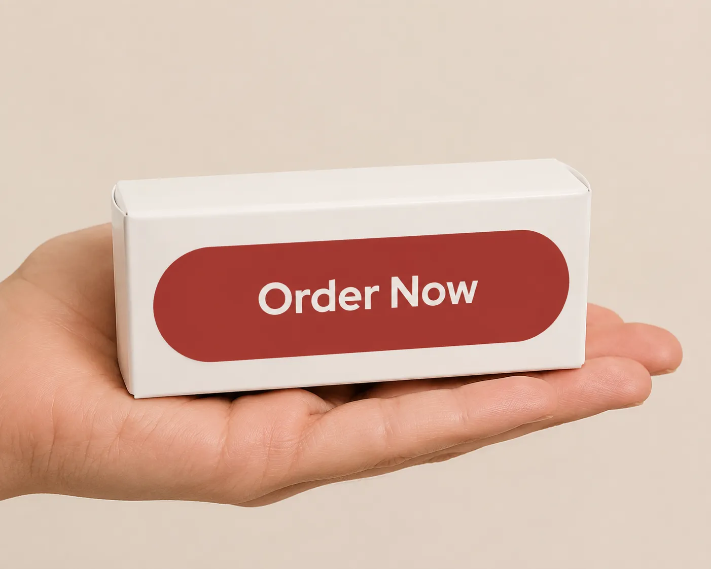 Make America Slime Again — the package held in a hand