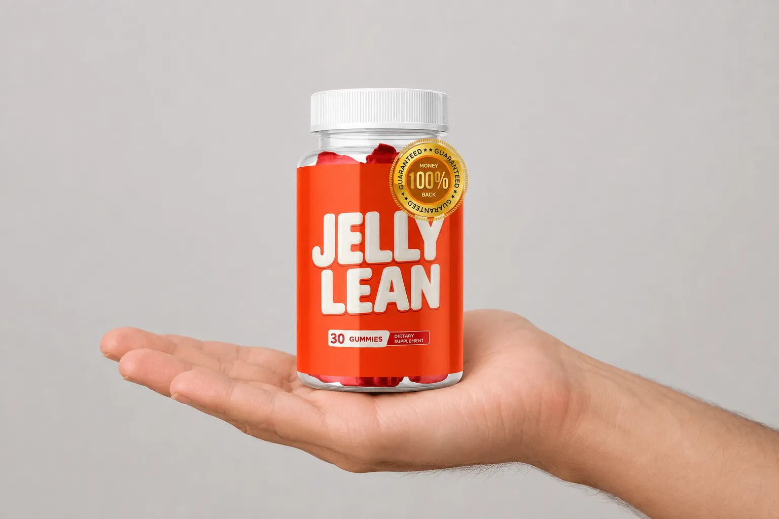 JellyLean — the package held in a hand