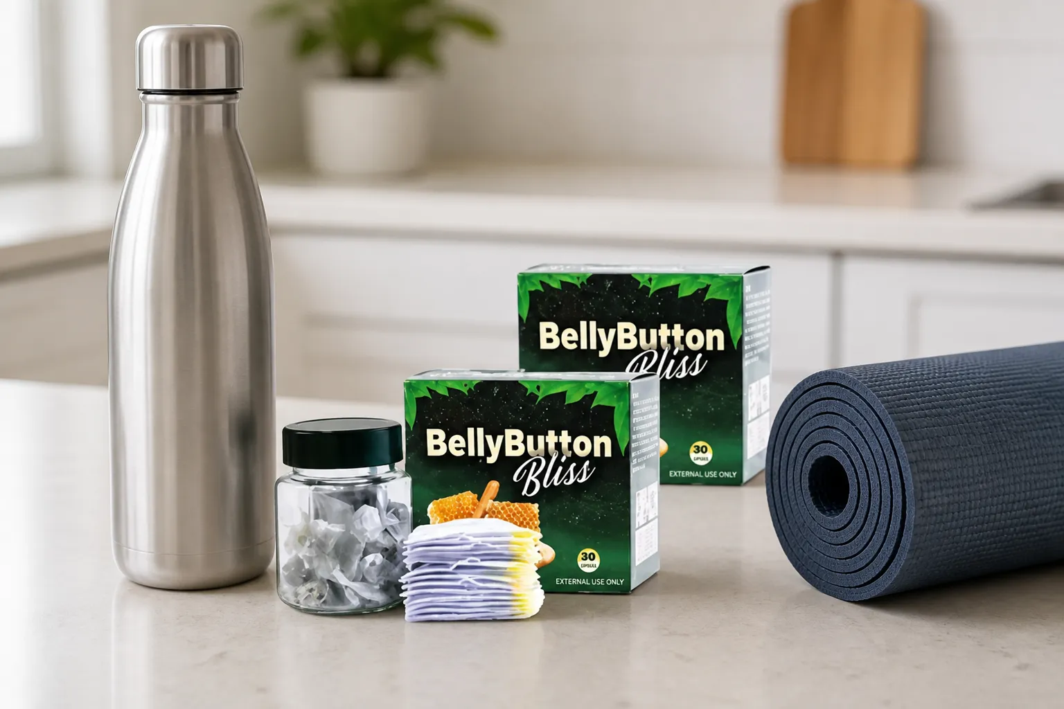 Belly Button Bliss — the package in everyday use