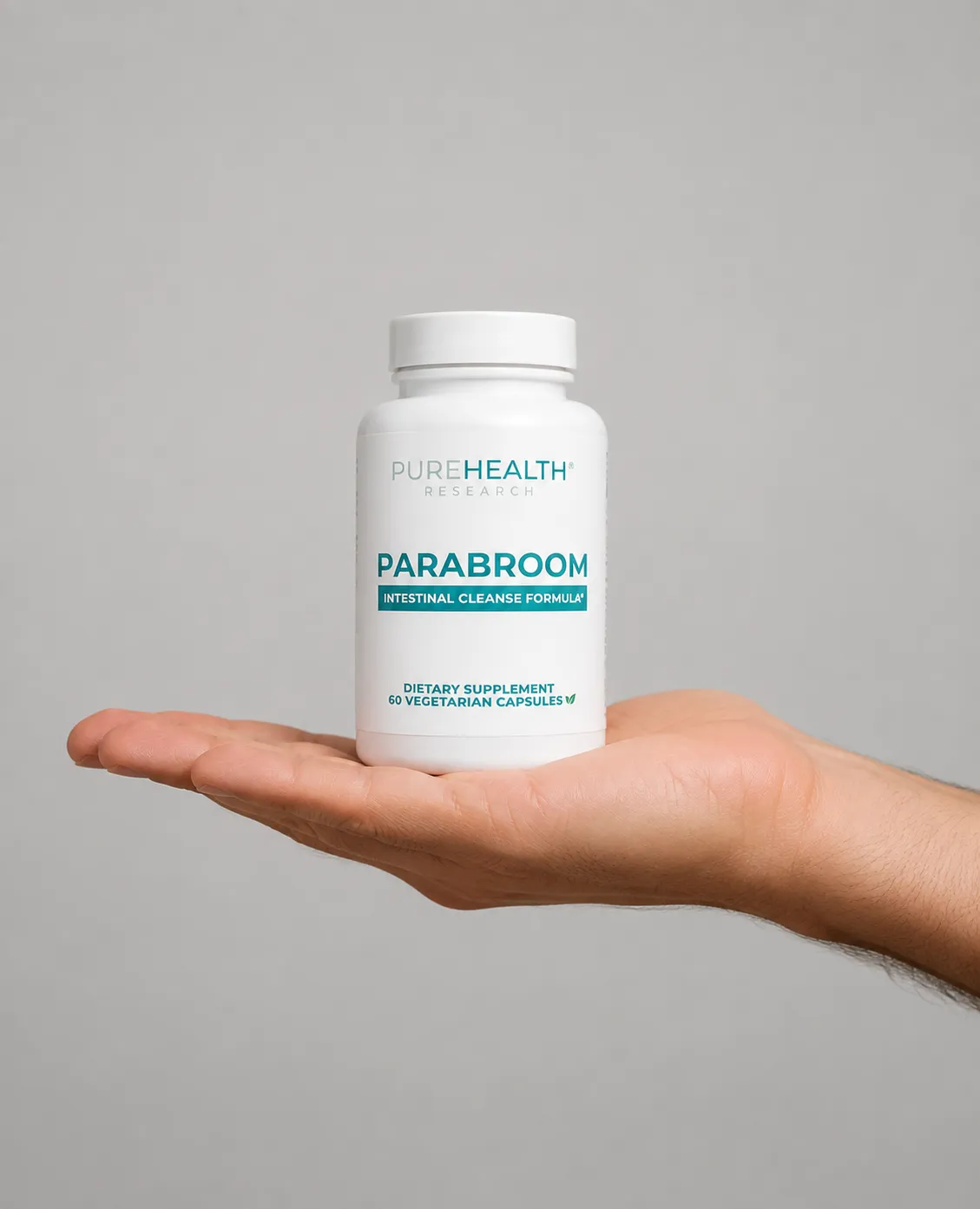Parabroom WW — the package held in a hand