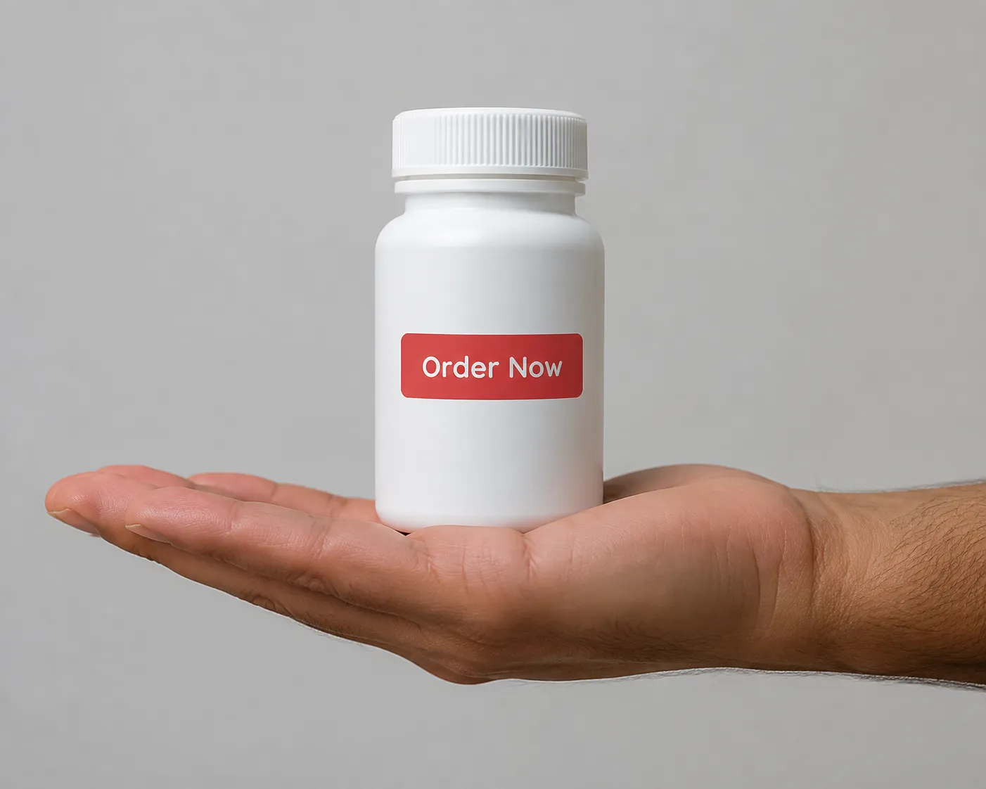 Kerassentials — the package held in a hand