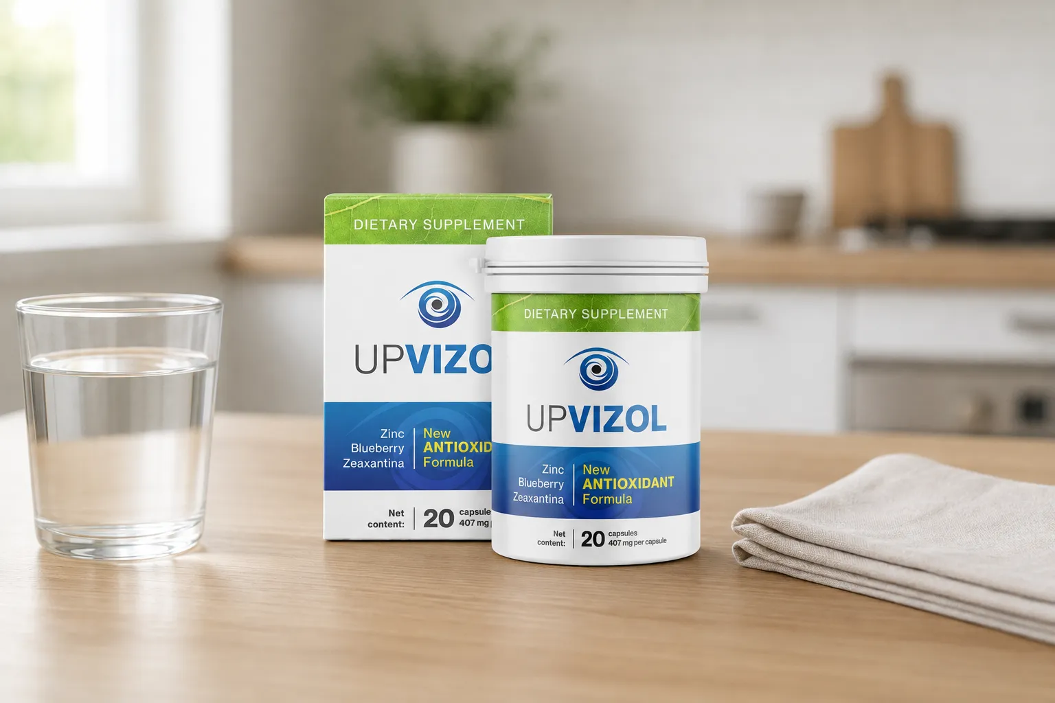 UpVizol — the package in everyday use