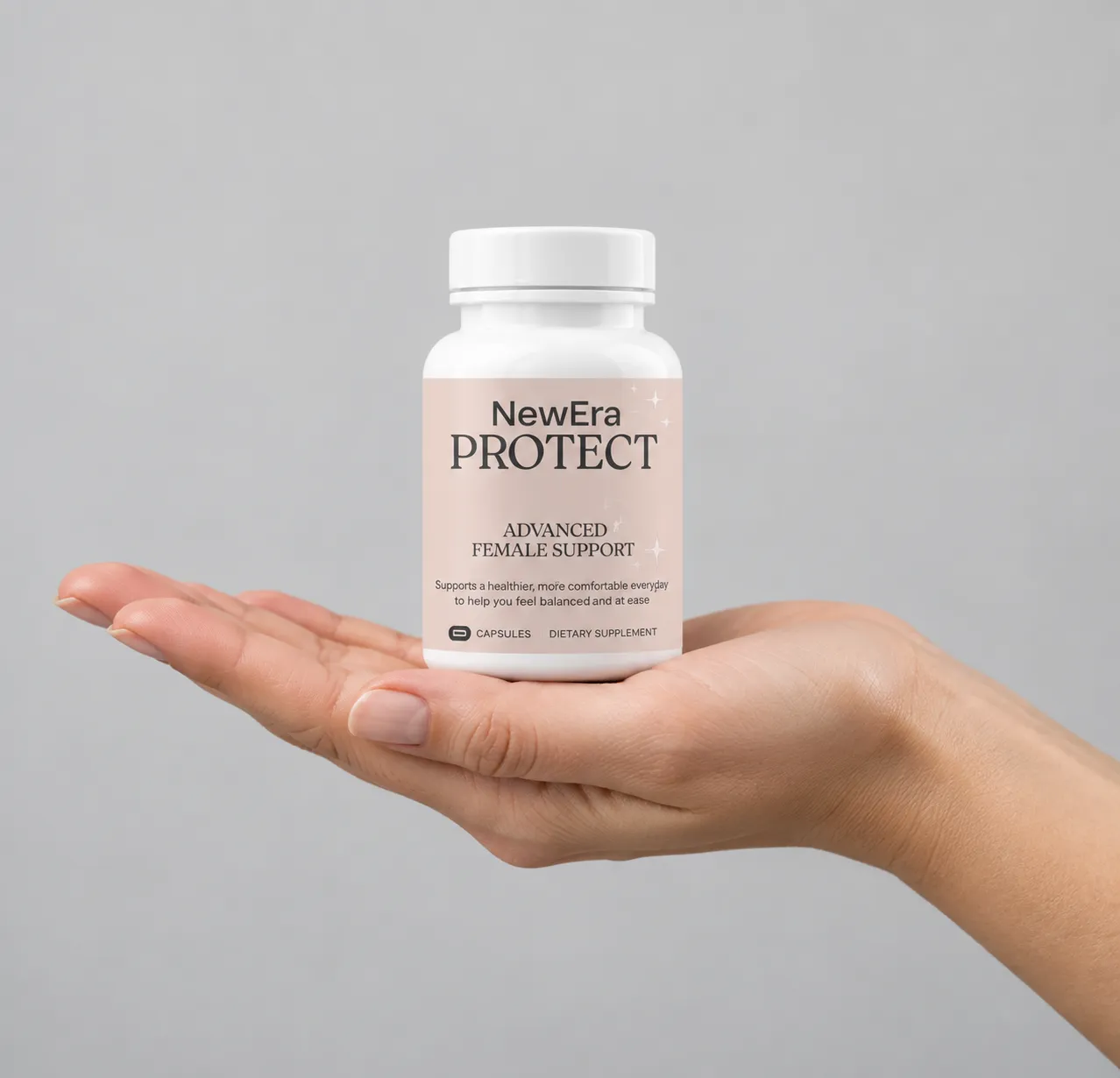 NewEra Protect — the package held in a hand