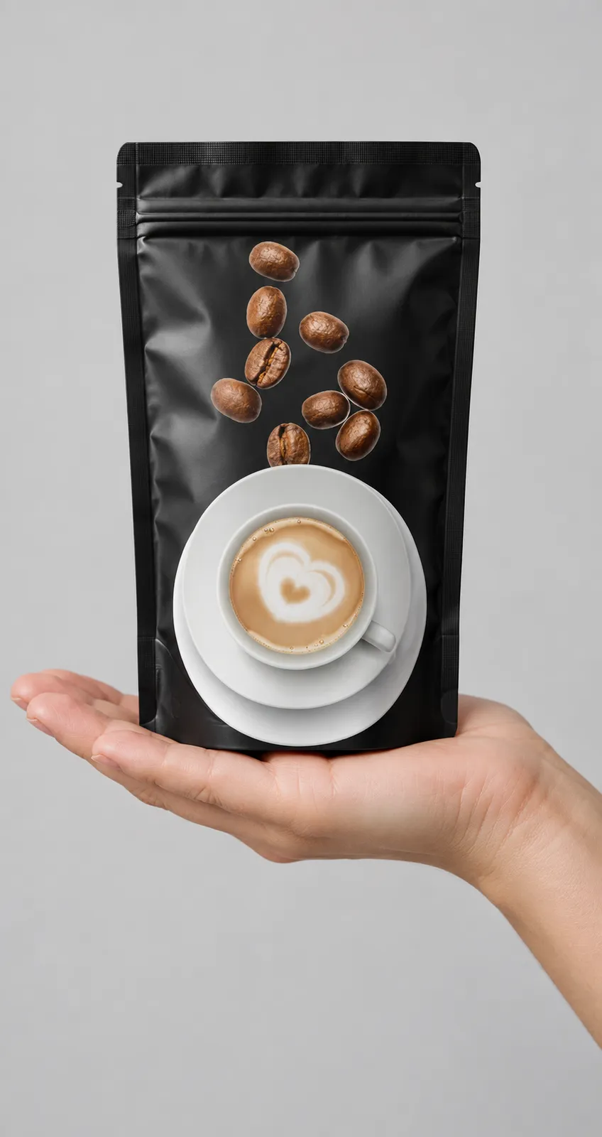 FitSpresso — the package held in a hand
