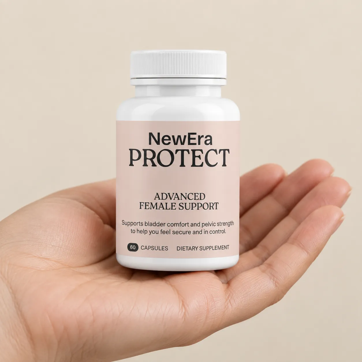 New Era Protect — the package held in a hand