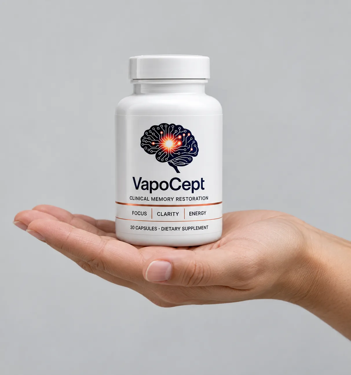 VapoCept — the package held in a hand